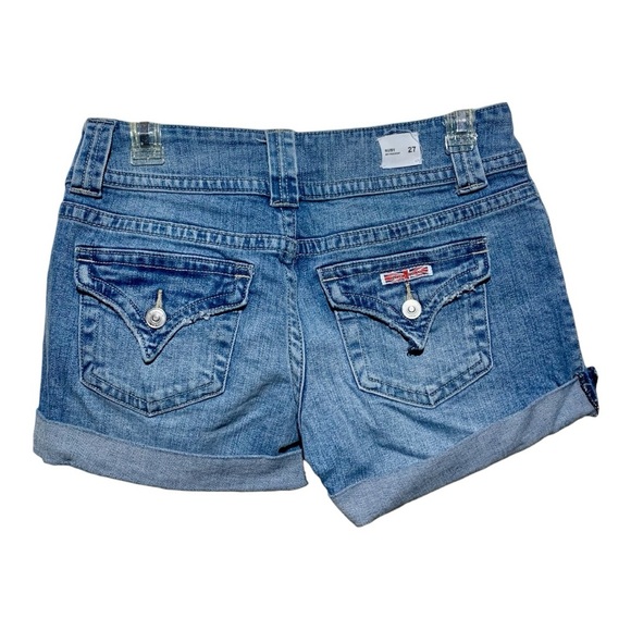 Women's Ruby Blue Denim Shorts Size 27w - Picture 3 of 5